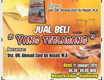 Ahad Pagi, Hadiri Bedah Buku 'JUAL BELI TERLARANG' di Al-Azhar Kali Malang
