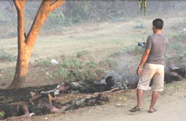 Pembantaian Meluas, Kafir Buddha Bakar Hidup-hidup Muslim Burma