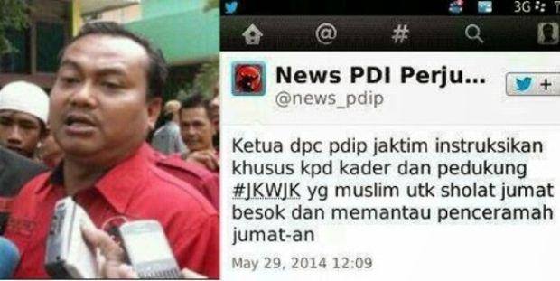 Ketua MUI: Sejak Kapan PDIP Jadi Polisi Agama?