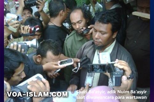 Fauzi Ba'asyir: Anak Nuim Trauma Berat Setelah Densus 88 Culik Abinya