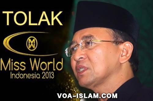 Berpegang Fatwa MUI, Kemenag Tetap Tegas Tolak Miss World