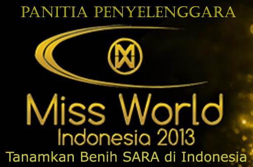 Anggota DPR: Panitia Miss World Tanam Benih SARA di Indonesia