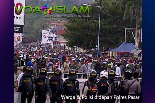 Bentrok Antara Warga & Aparat di Poso Kembali Pecah Pada Selasa Pagi
