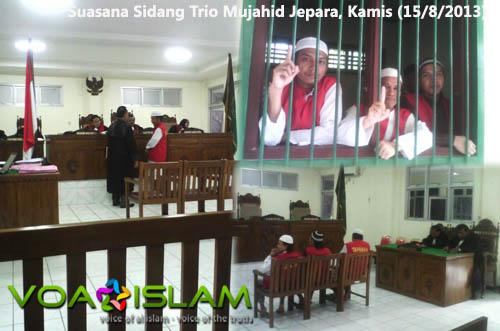 Sidang Trio Mujahid Jepara; Hakim Paksakan Kesalahan