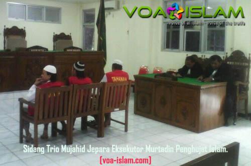 Protes Sikap Hakim, Trio Mujahid Jepara & TPM Walkout dari Persidangan