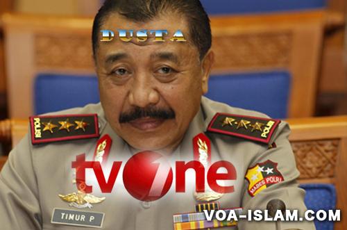 TV One & Kapolri Berdusta Soal Peristiwa & Situasi Keamanan di Poso