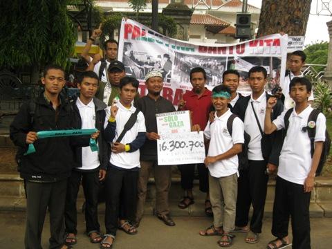 Guru TPQ di Solo Gelar Aksi Peduli Gaza