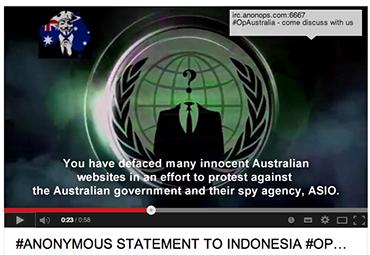 Anonymous Australia Ajak Hacker Indonesia Serang Web Pemerintah Mereka
