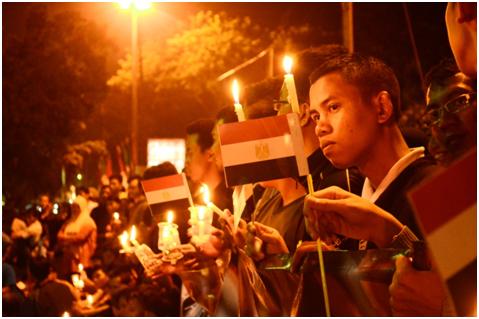 Aksi Sahabat Peduli Kemanusiaan untuk Mesir di Yogyakarta