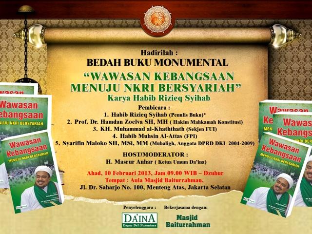 Hadirilah Bedah Buku 