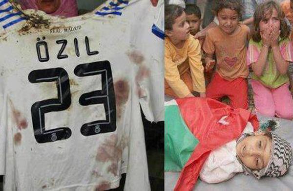 Doakan Bocah Gaza, Mesut Ozil Serukan Pembebasan Palestina