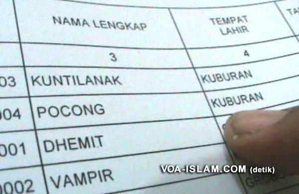 Waduh! Pocong, Kuntilanak, Tuyul, Kolor Ijo Ikut Pesta Demokrasi?