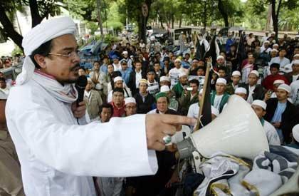 Habib Rizieq Bantah FPI Terlibat Penyerangan Kegiatan Ibadah Liar di Yogya