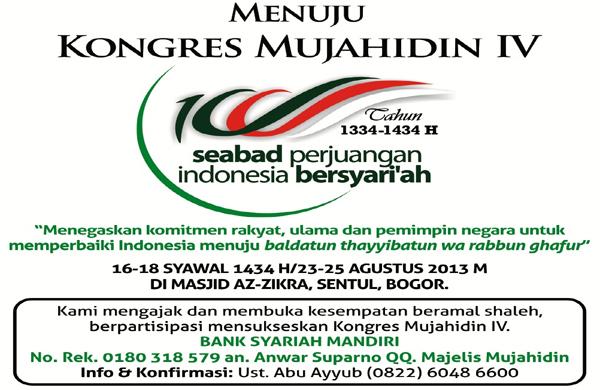 Kongres Mujahidin IV: Seabad Perjuangan Indonesia Bersyari'ah