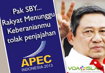 APEC 2013 (1) : Amerika datang dalam Kebangkrutan & Memeras Indonesia