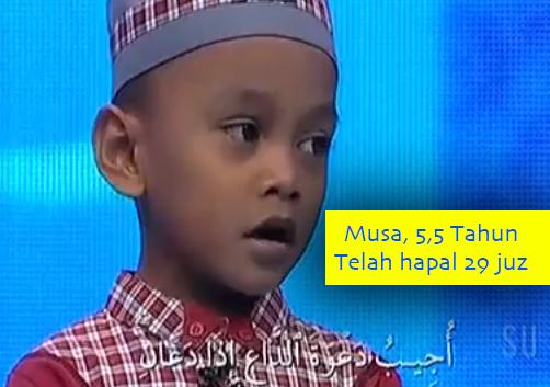 Video: Subhanallah Musa, Umur 5,5 Tahun Hafal 29 Juz Al Qur'an