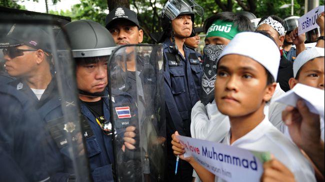 Muslim Thailand Protes Film Menghina Nabi di Kedubes AS di Bangkok