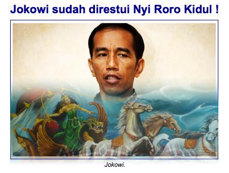  Jokowi Sudah Direstui Nyi Roro Kidul Jadi Presiden RI, Roro Kidul Apa Ngibul?