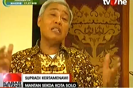Melawan Lupa (16): Video Mantan Sekda Kota Solo Supradi Kertamenawi 'Jokowi Munafik' 