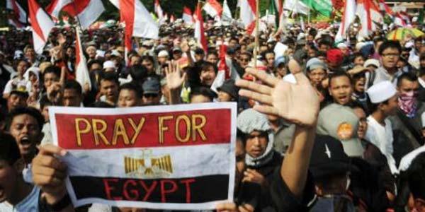 Aksi Keprihatinan Umat Islam Indonesia Terhadap Tragedi Mesir