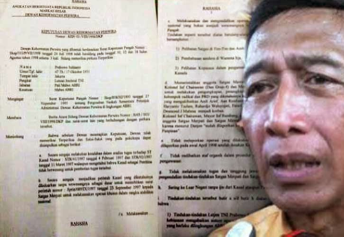 Soal HAM Prabowo, Wiranto Dipertanyakan Publik Soal Bocornya Surat DKP