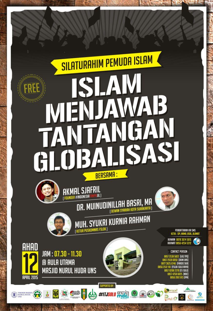 Hadirilah Silaturahim Pemuda Islam 'Islam Menjawab Tantangan Globalisasi', Gratis!