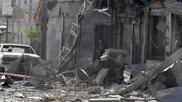 Bom Mengguncang Ibukota Suriah Damaskus