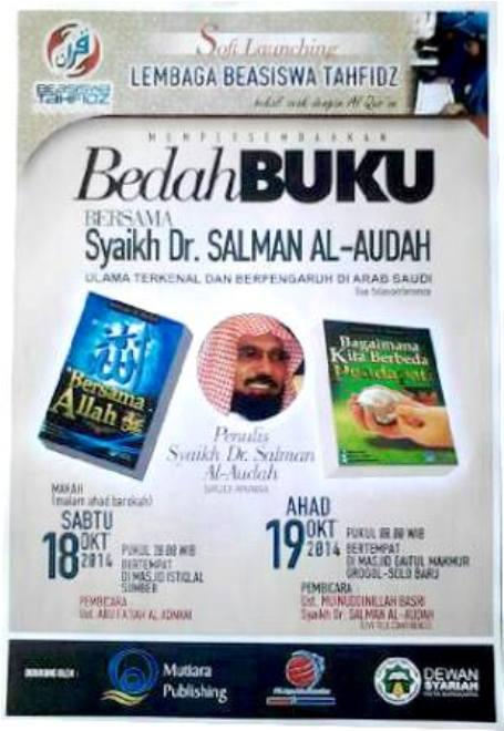Kajian Bedah Buku Syekh Salman Al Audah di Solo