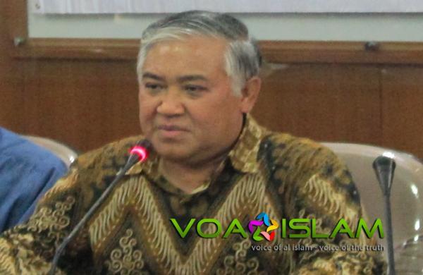 Ketua Umum MUI Din Syamsuddin: BPJPH Bukan Saingan LPPOM MUI