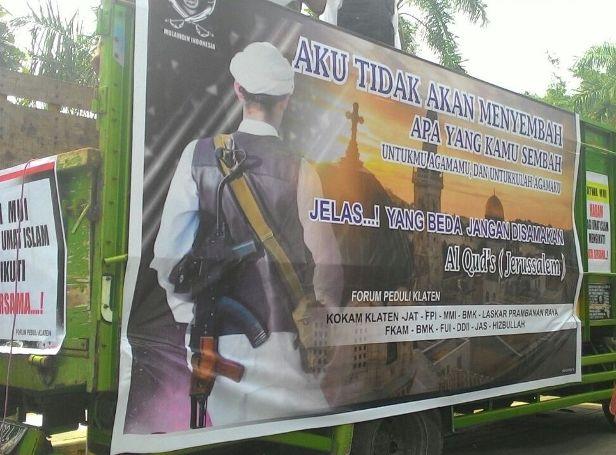 Berita Foto Aksi Laskar Islam Klaten