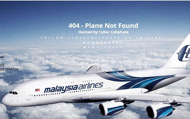  'Cyber Khilafah' Bajak Situs Malaysia Airlines