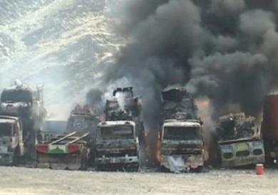197 Kendaraan AS-NATO Terbakar Diserang Mujahidin Imarah Islam