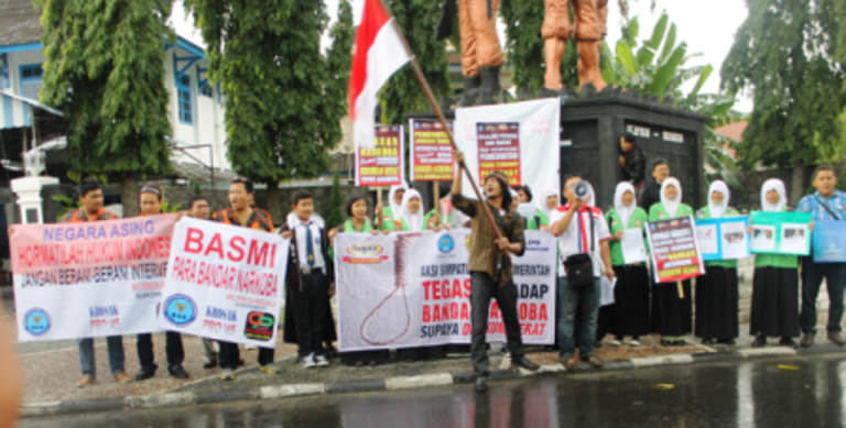 Elemen Pemuda Sukoharjo Dukung Hukuman Mati Bandar Narkoba