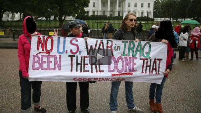 Aktivis AS Protes Kampanye Pemboman Obama Terhadap Islamic State