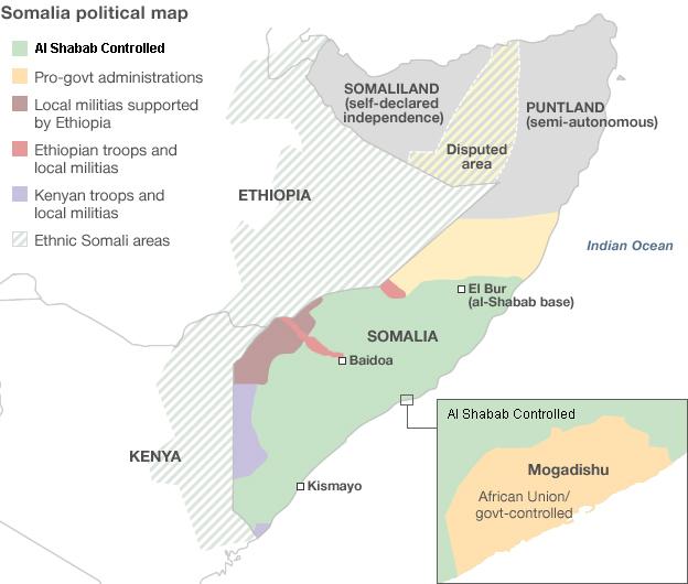 Al-Shabaab Tembakkan Mortir ke Istana Presiden Somalia