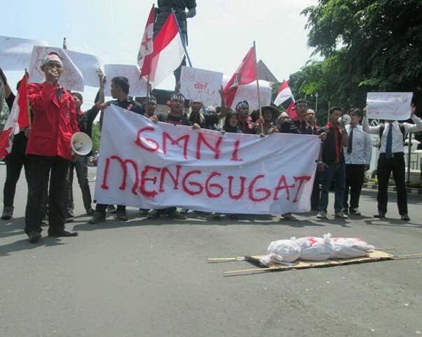 Dinilai Tidak Amanah dan Galau, GMNI Tangerang Tuntut Jokowi Mundur