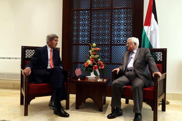Mossad Menyadap Pembicaraan Menlu John Kerry dan Mahmud Abbas