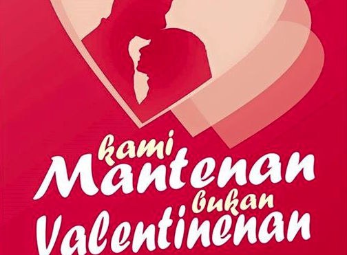 Desain Dakwah Keren (1): 'Tolak Valentine's Day' Karya Muslim's Designer Community (MDC) 