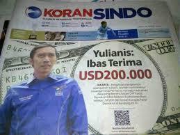  M.Nazaruddin : Di DPR Ibas Menerima USD 20.000 