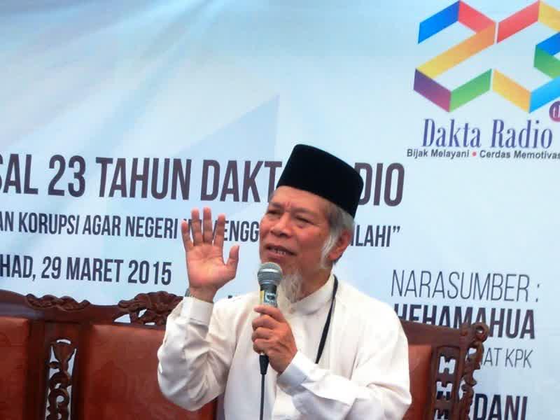 Mantan Penasehat KPK Abdullah Hehamahua: Jika Indonesia Ingin Makmur Ikuti ISIS