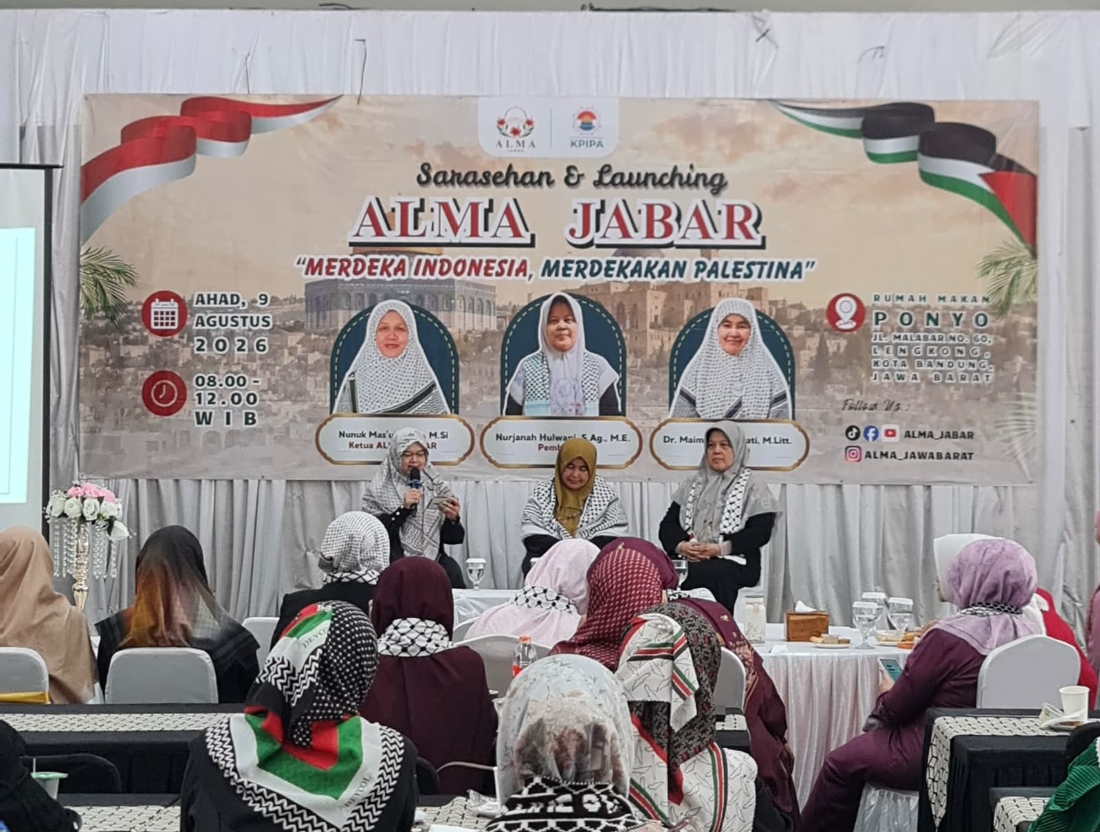 KPIPA Luncurkan Al-Aqsa Memanggil Perempuan Jawa Barat (ALMA)