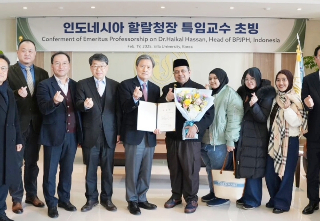 Diakui Dunia, Kepala BPJPH Raih Gelar Profesor Emeritus dari Korea Selatan