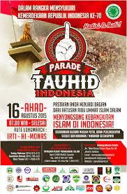 Untuk Pemersatu, MUI Seru Masyarakat Ikuti Parade Tauhid Indonesia
