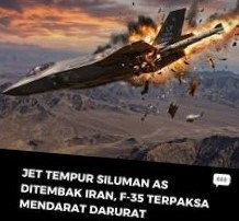Pesawat Siluman AS F-35 di Radar Iran: Seperti Panci Menduduh di Udara