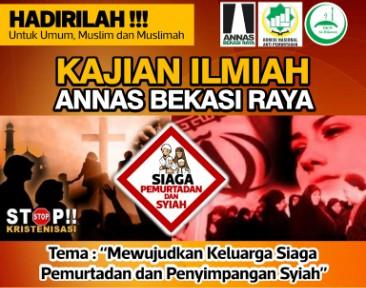 Hadiri !!! ''Keluarga Siaga Pemurtadan & Penyimpangan Syi'ah''