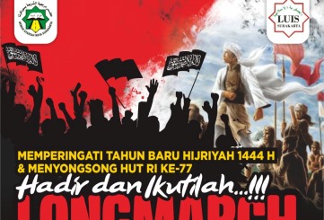 Sambut Tahun Baru Hijriyah 1444 H, Elemen Muslim Selenggarakan Longmarch Ukhuwah di Boyolali