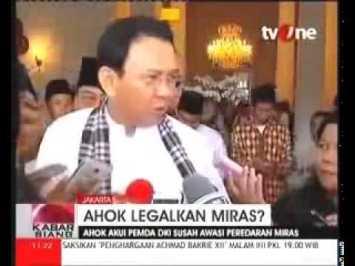 Miras Haram & Berbahaya, Gubernur Ahok Akan Melegalkannya di Jakarta