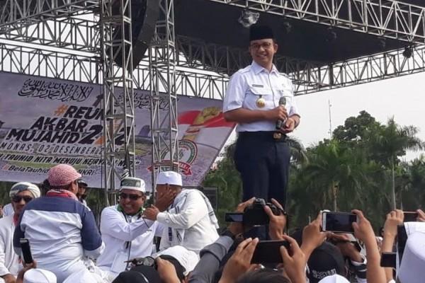 ''Pesan Persatuan'' Anies di Reuni 212