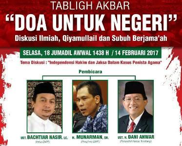 Hadiri, Tabligh Akbar ''DOA UNTUK NEGERI'' Nanti Malam