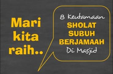 10 Faidah Shalat Shubuh Berjamaah